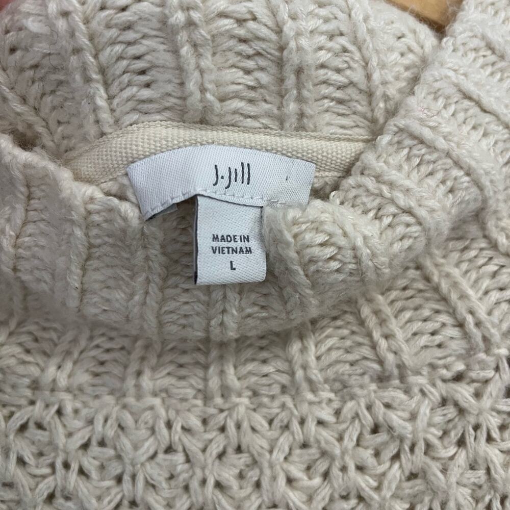 J. Jill Textured Color-Block Sweater Large - Picture 5 of 9